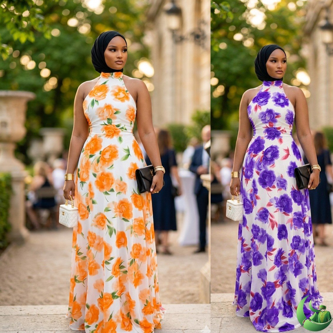 Robe Maxi Florale "Jardin de Taaru" – Fraîcheur & Élégance