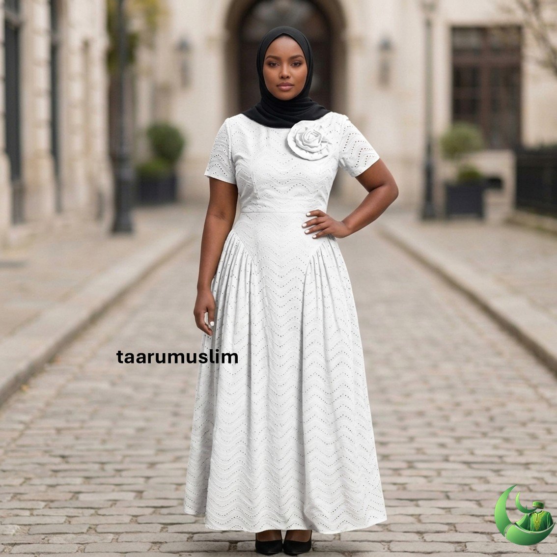 robe-longue-broderie-anglaise-blanche-fleur-epaule-senegal