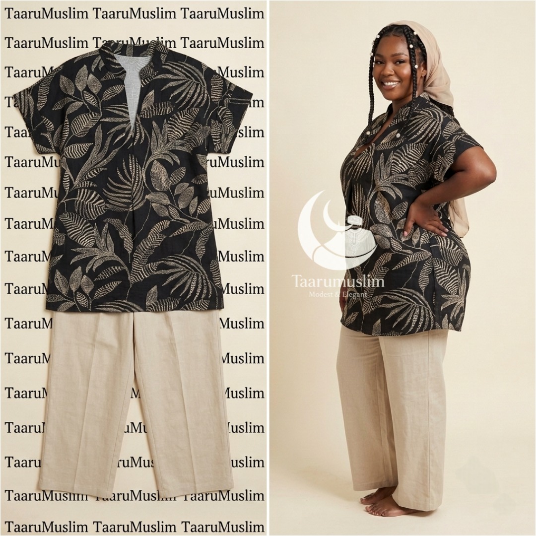 Ensemble prêt-à-porter fluide pantalon